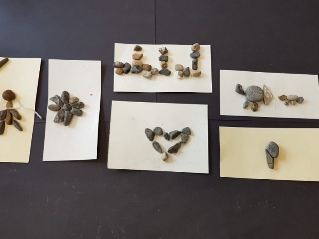 art project, stones, art project for school, afterschool, crazy art, summer camp, art classes