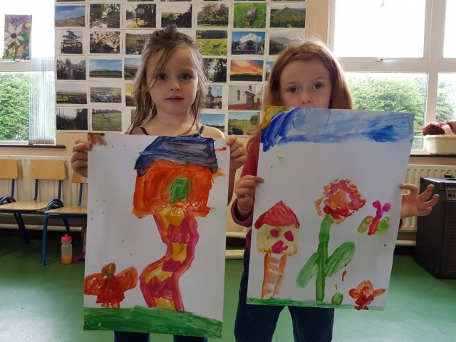 art for kids, summer camp, art classes, happy kids, art activities, fairy, fairy door, fairy tree, fairy garden, crazy art