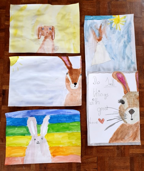 #Easterbunny #Eastercraft   #rabbit #Easterrabbit #rabbit   #rabbit  #furfurpainting #waterpaint #watrepaintart
